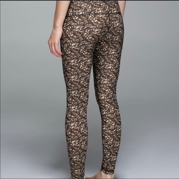 Lululemon Gold Speckle Shine Tight Full Length - Picture 3 of 8